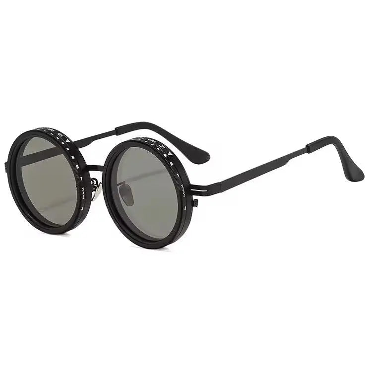 Lunettes Rondes Vintage à Verres Filtrants – Style & Protection SIMPLIA